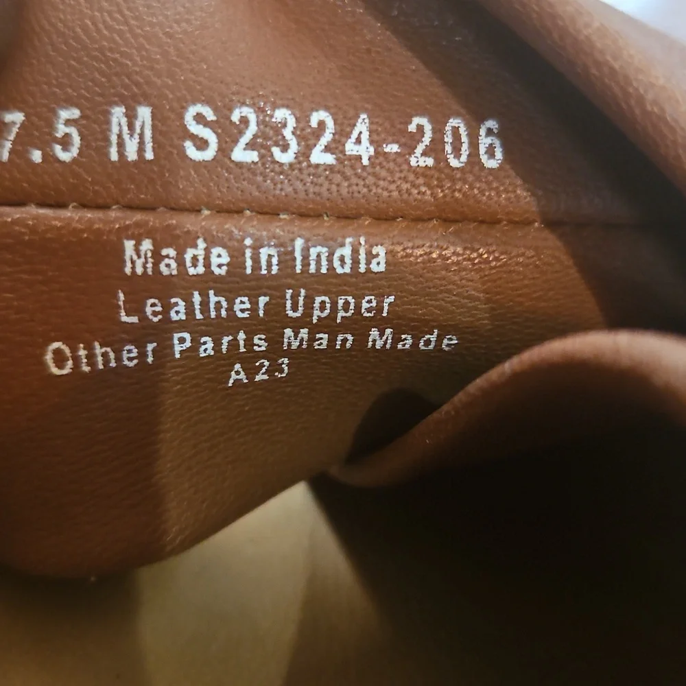 Softwalk Women's Brown Leather Espadrille Wedge Sandals. Size 7.5‎